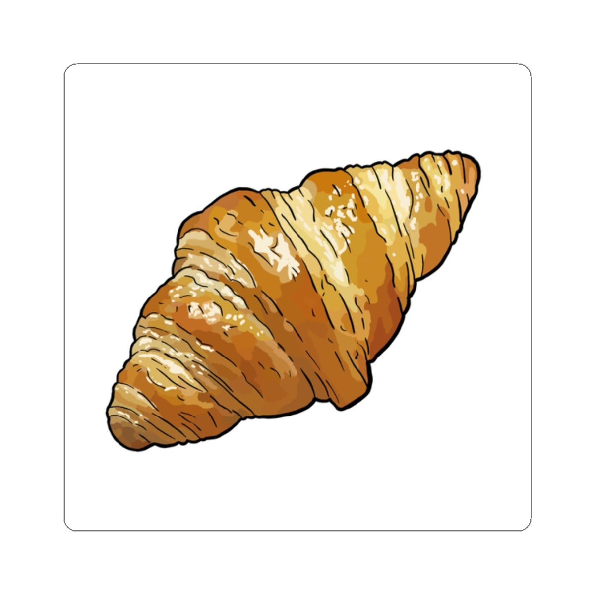 Croissant Kiss-Cut Sticker