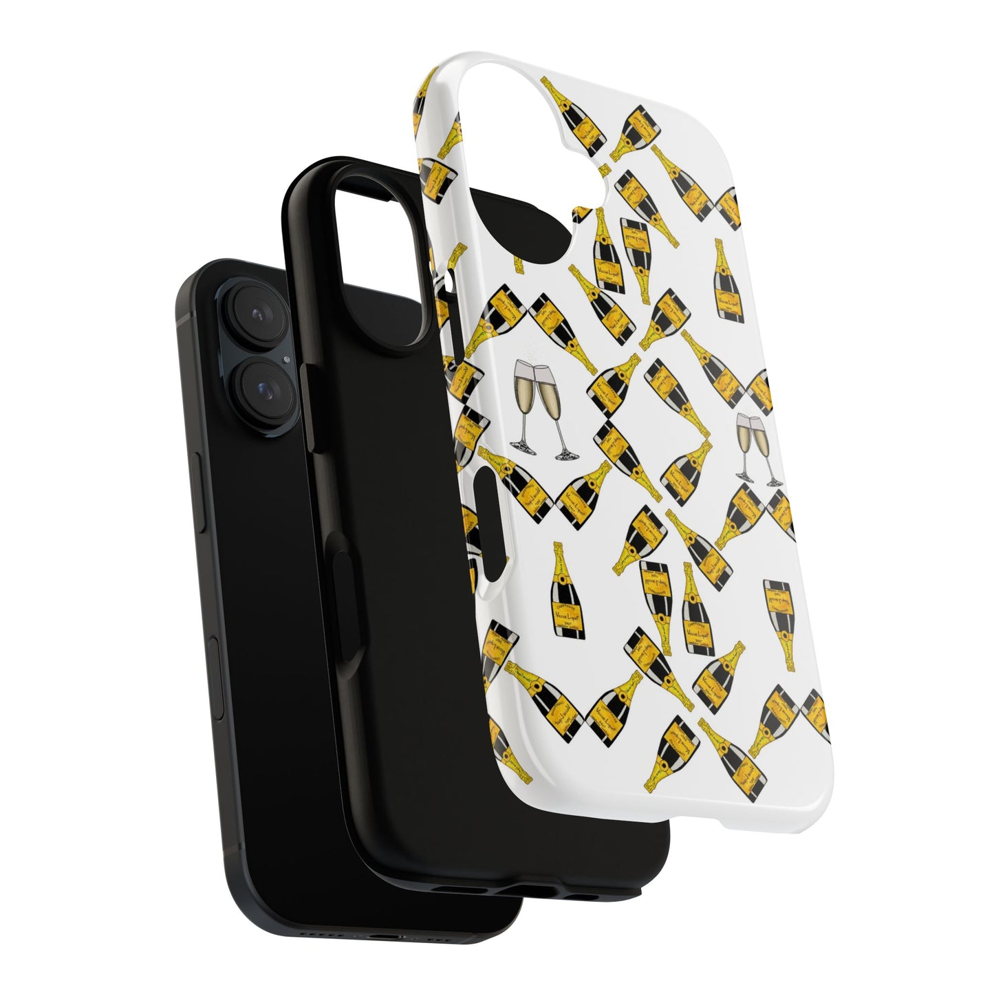 Champagne Celebration Phone Case | Tough Cases, Stylish Phone Cover, Gift for Birthdays, New Year, Party Lovers, Fun Accessories