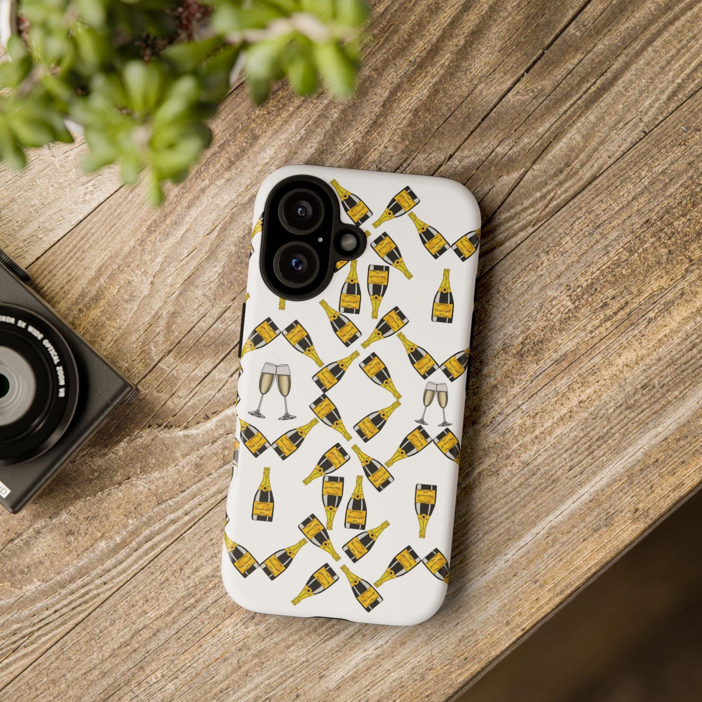 Champagne Celebration Phone Case | Tough Cases, Stylish Phone Cover, Gift for Birthdays, New Year, Party Lovers, Fun Accessories