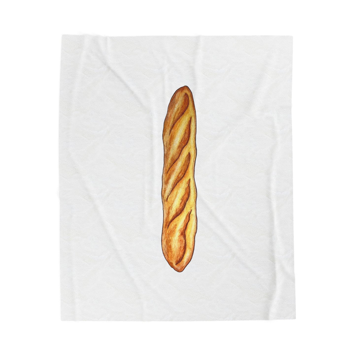 Baguette Velveteen Plush Blanket
