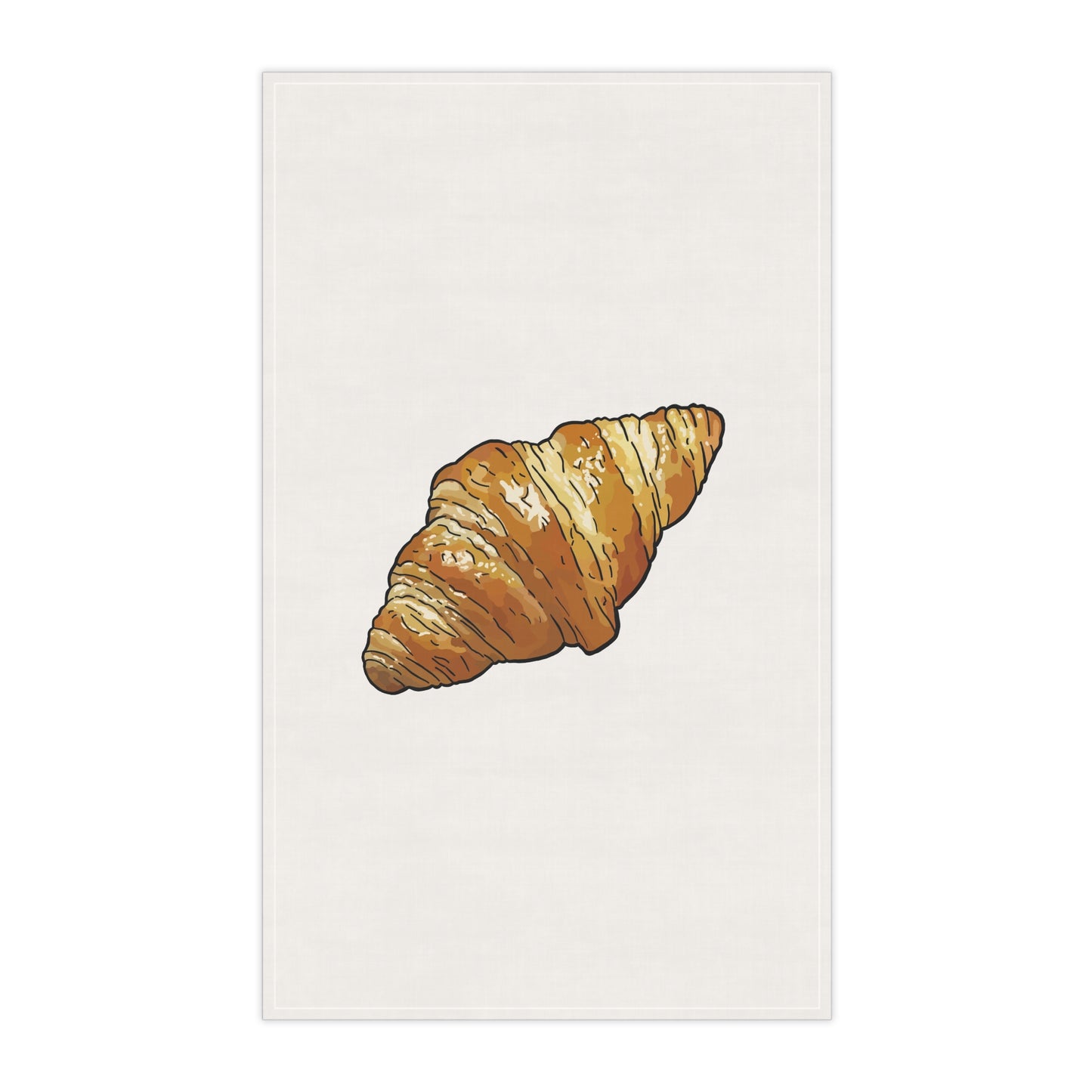 Artisan Croissant Tea Towels - Kitchen Decor, Coffee Lover Gift, Baking Essentials, Tea Towel Sets, Home Cooking