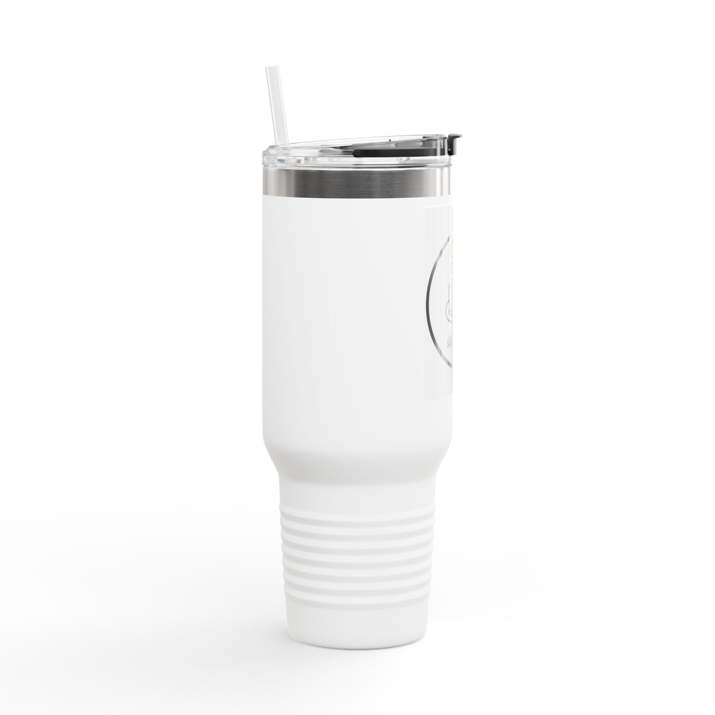 Croissant and coffee Insulated Travel Mug, 40oz