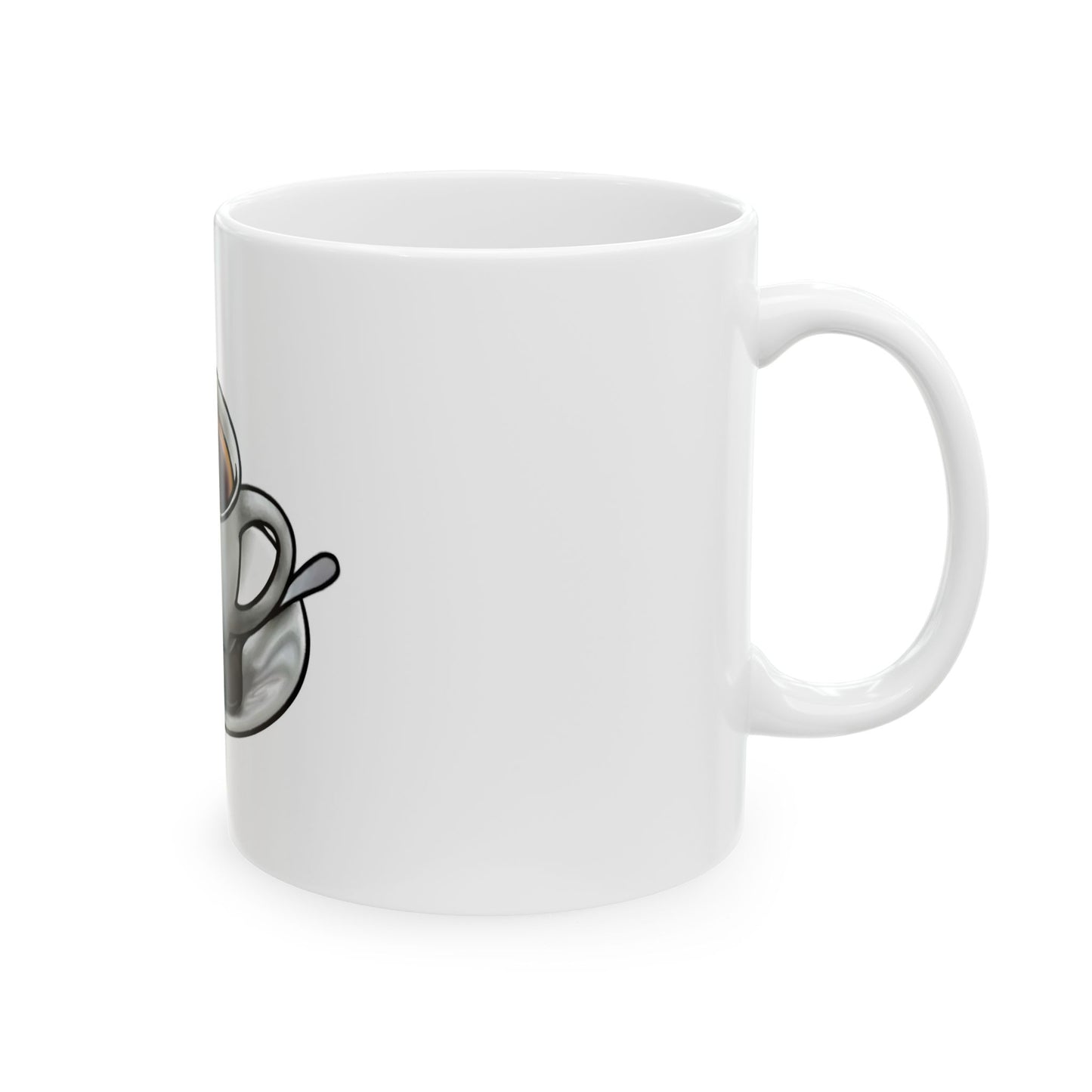 Coffee Enthusiast's Ceramic Mug - Perfect for Gifts, Tea Lovers, Home Decor, Office Supplies, and Personalized Presents