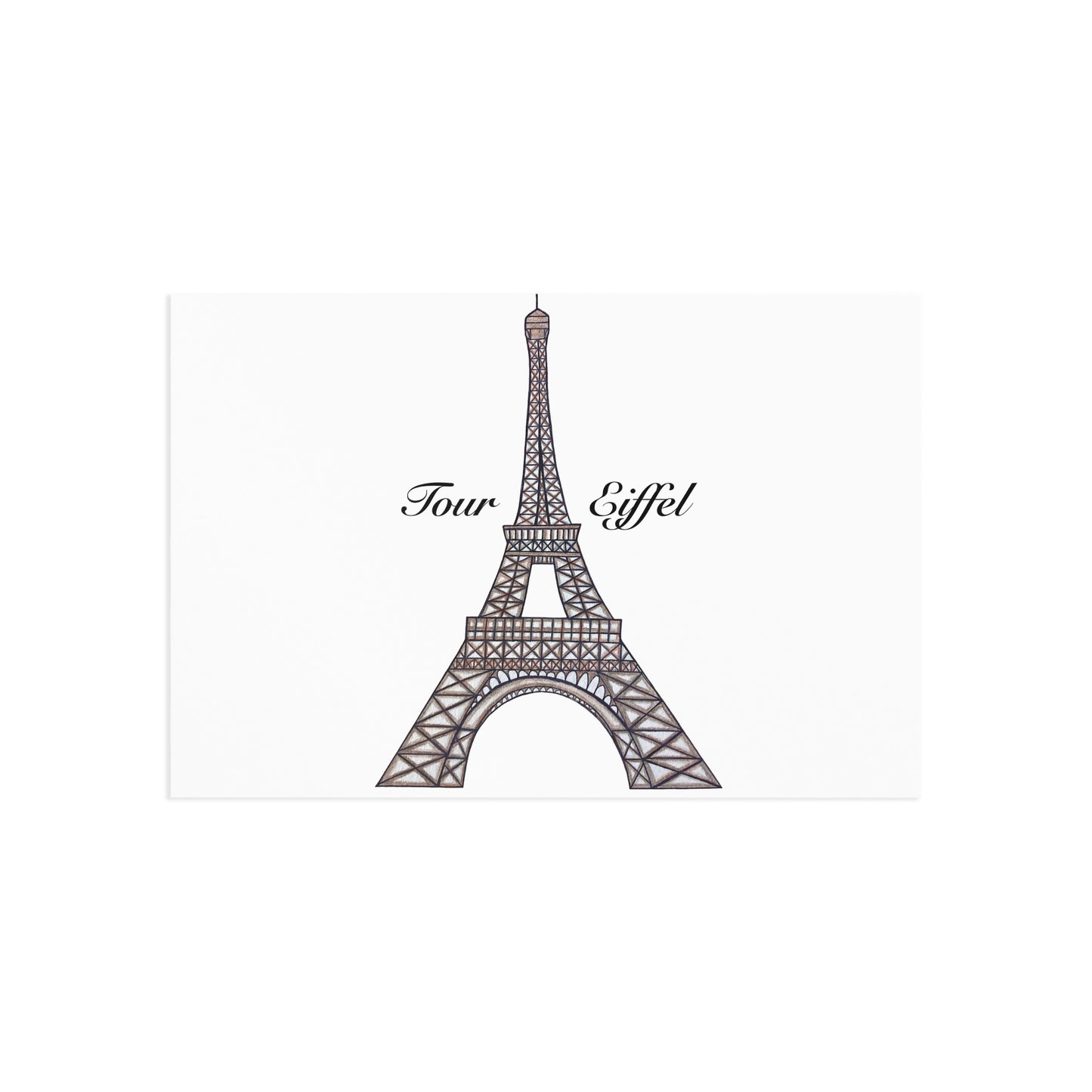 Eiffel Tower Fine Art Postcards