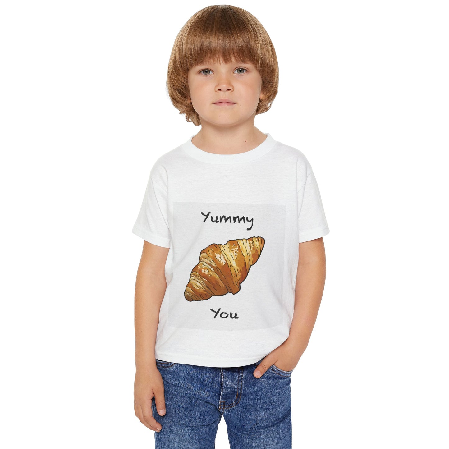Yummy Croissant Toddler T-Shirt | Cute & Comfy Kid's Apparel