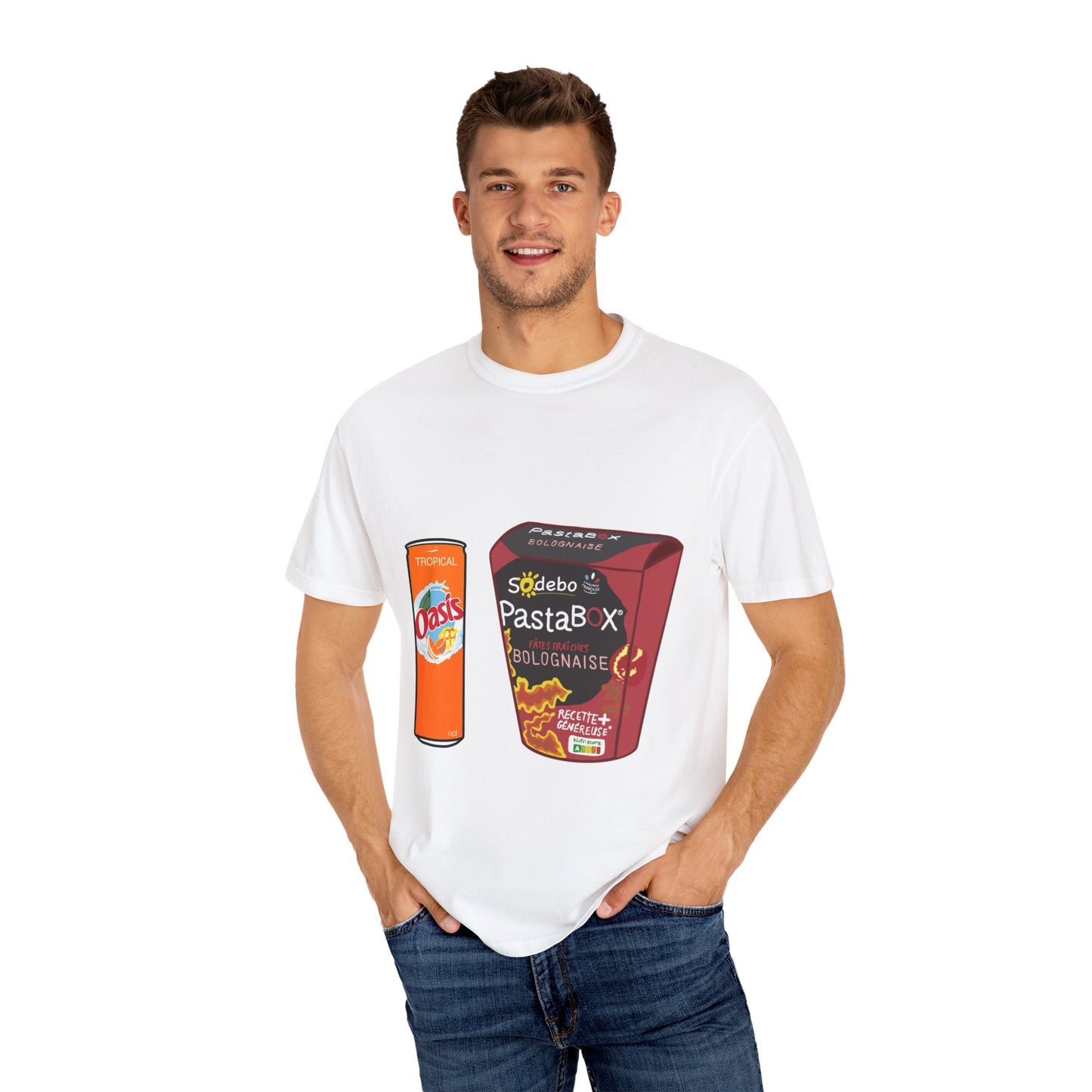 French food Unisex Garment-Dyed T-shirt