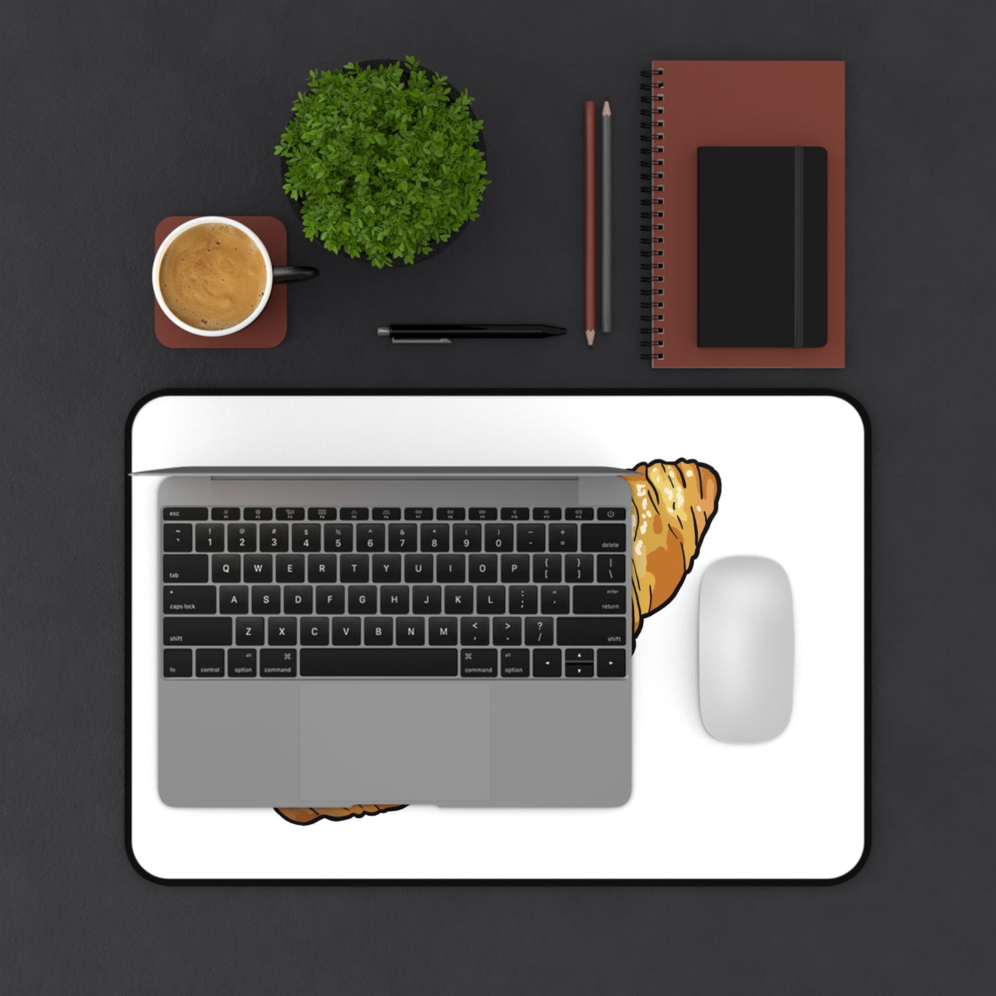 Croissant Desk Mat
