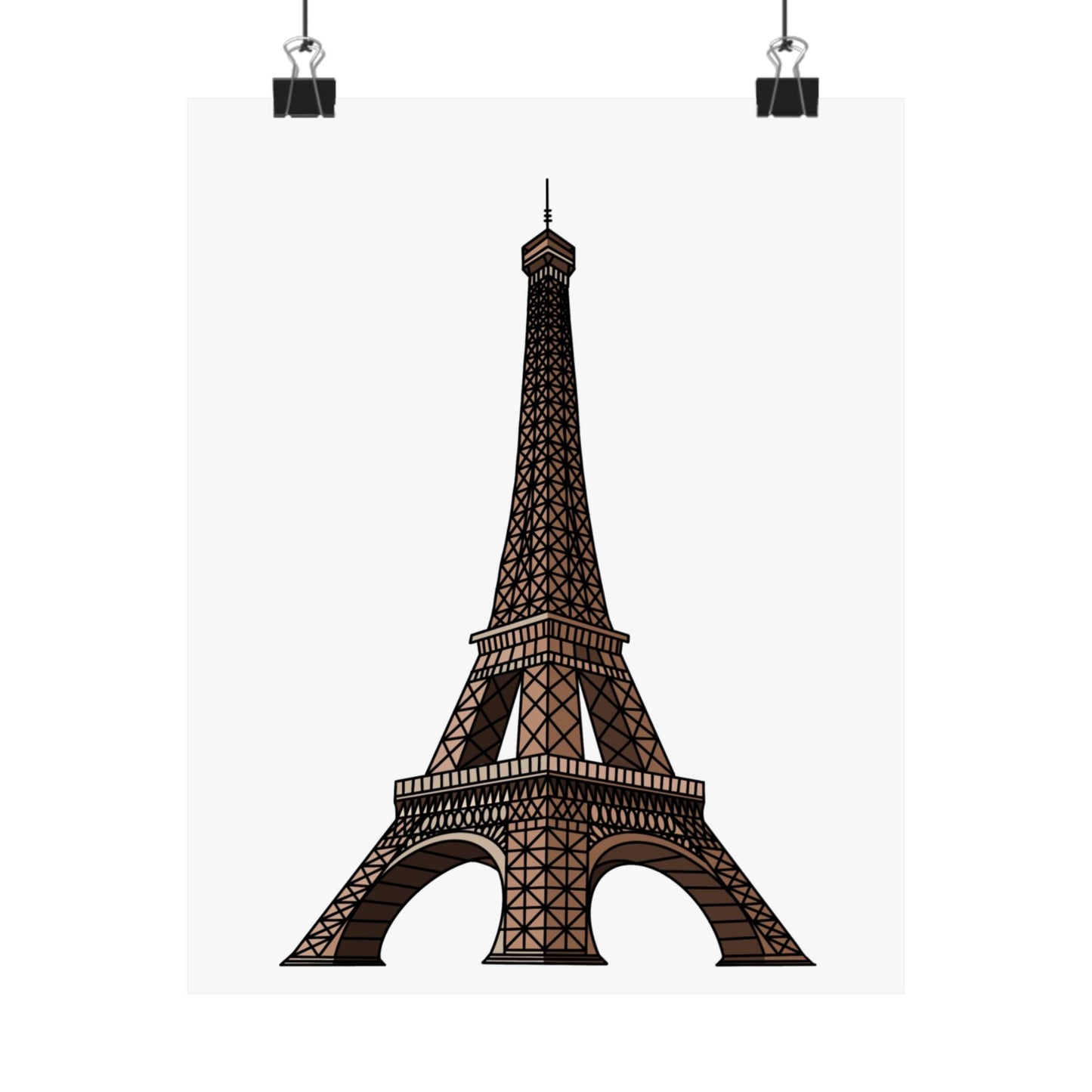 Eiffel Tower Matte Vertical Poster, Paris Wall Art, Travel Decor, French Home Decor, Gifts for Travelers
