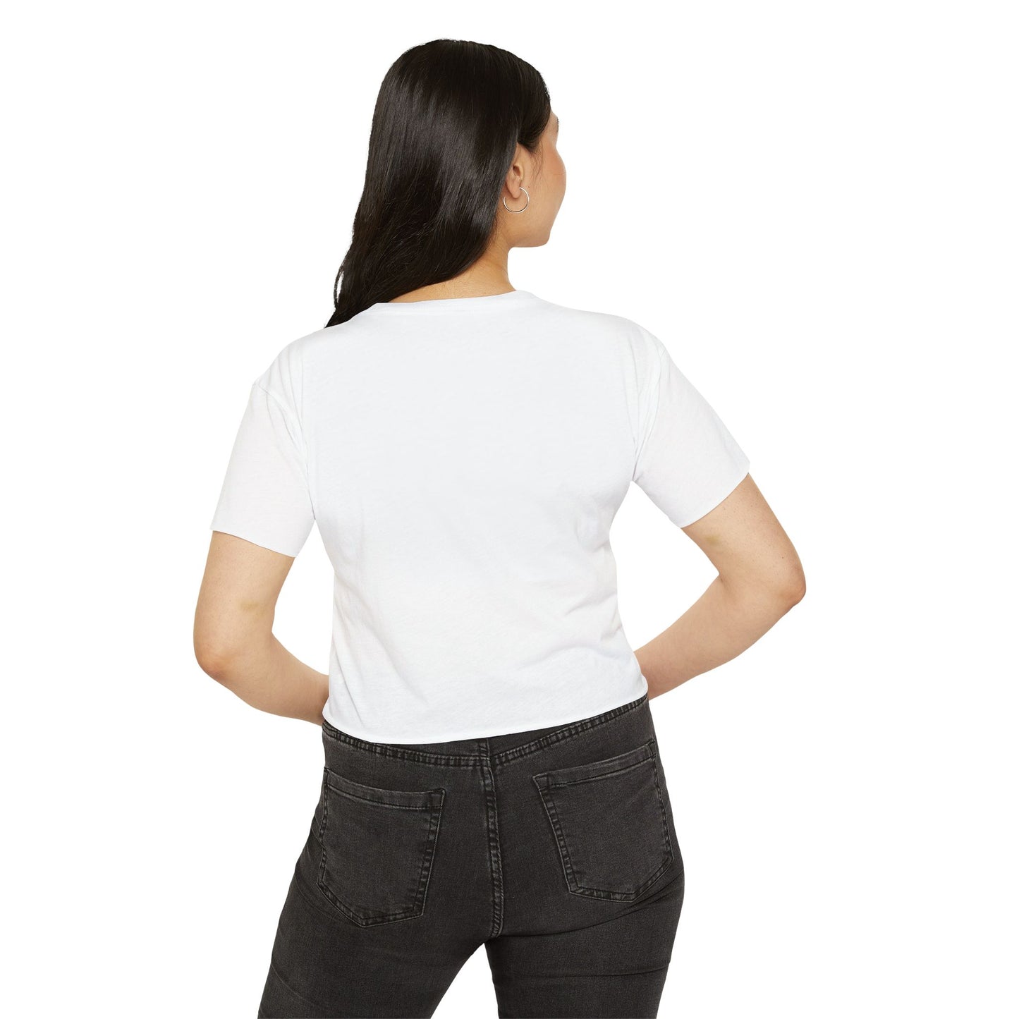 Chic Women's Festival Crop Top - Parisian Vibes Design