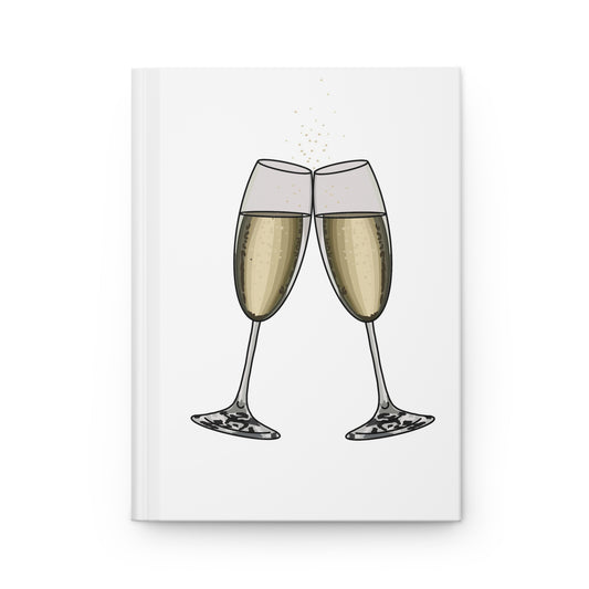 Celebrate with Toasts Hardcover Journal - Perfect for Weddings, Anniversaries, or Personal Reflections, Gift for Champagne Lovers, [...]