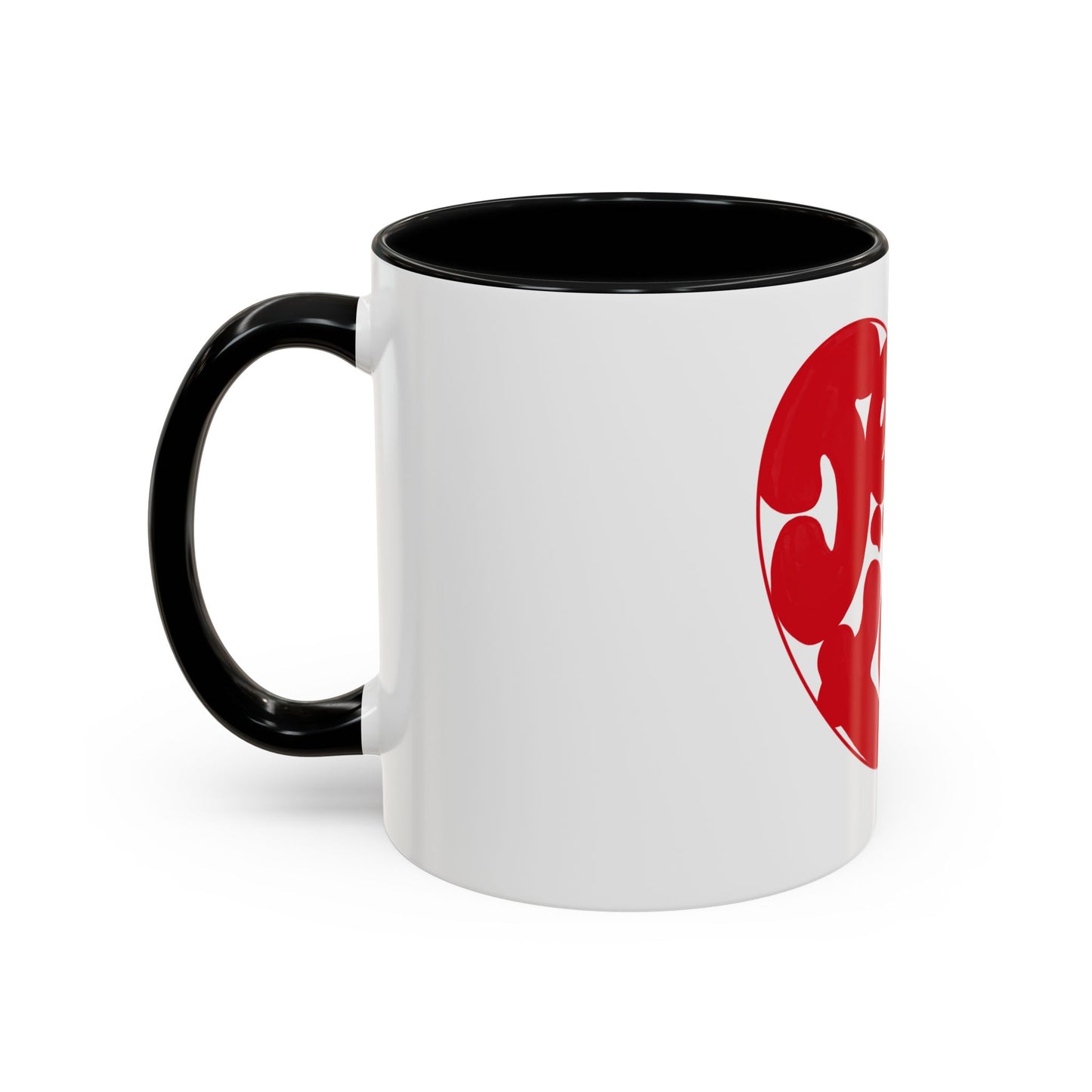 I love you French heart Accent Coffee Mug (11, 15oz)