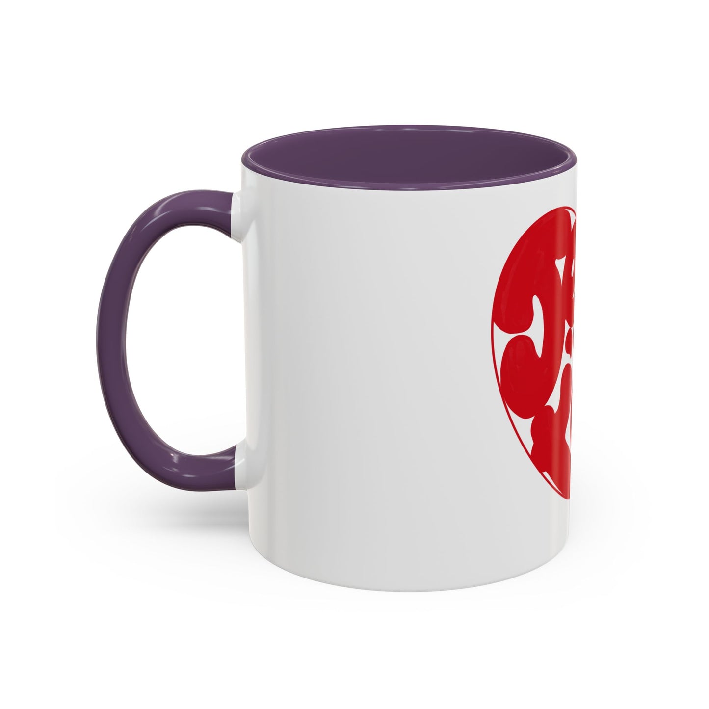I love you French heart Accent Coffee Mug (11, 15oz)