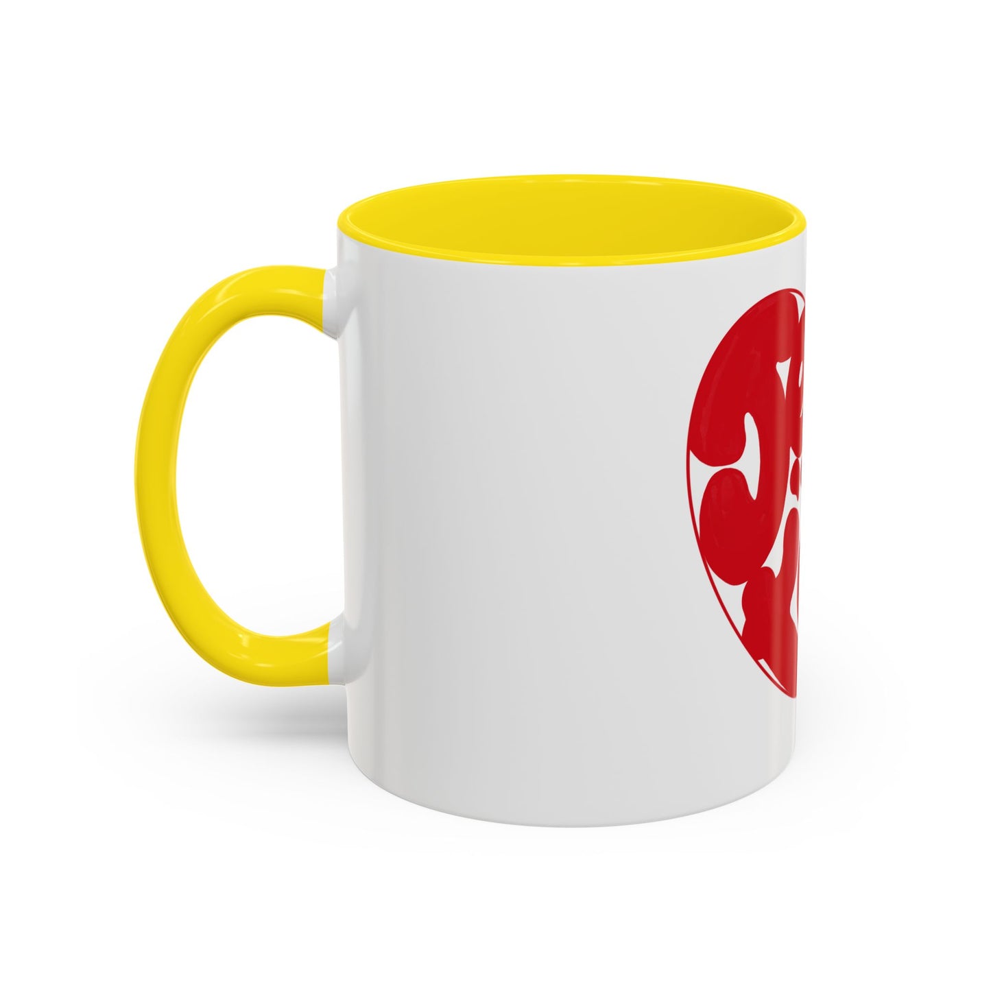 I love you French heart Accent Coffee Mug (11, 15oz)