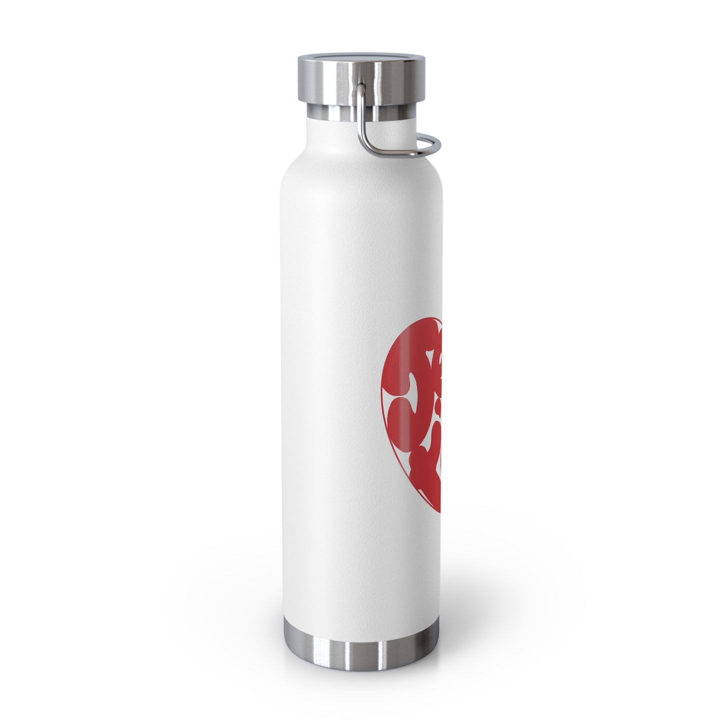 I love you French heart Copper Vacuum Insulated Bottle, 22oz