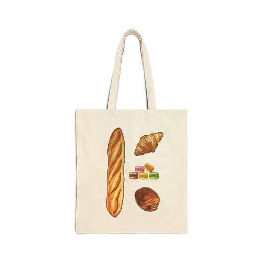 French bread and pastries medium Tote Bag