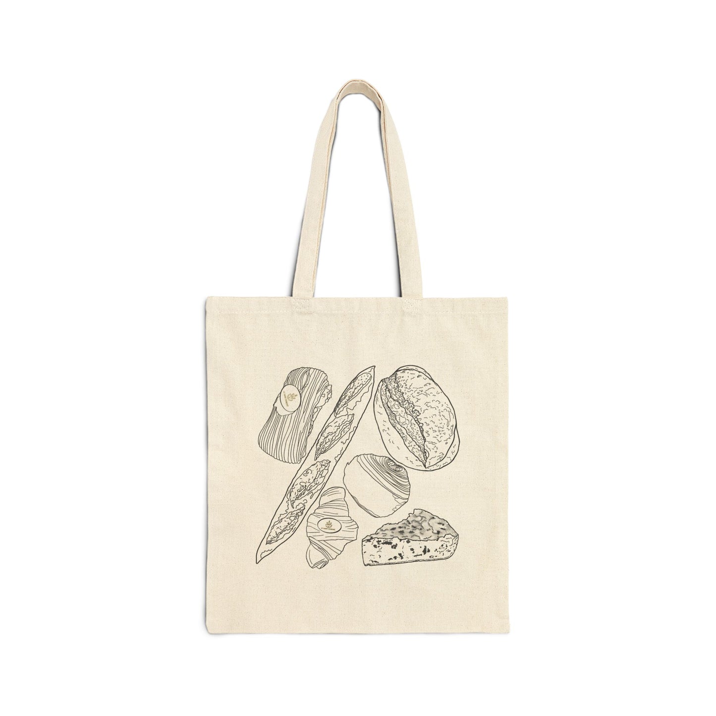 The French Bakery Cotton Canvas Tote Bag