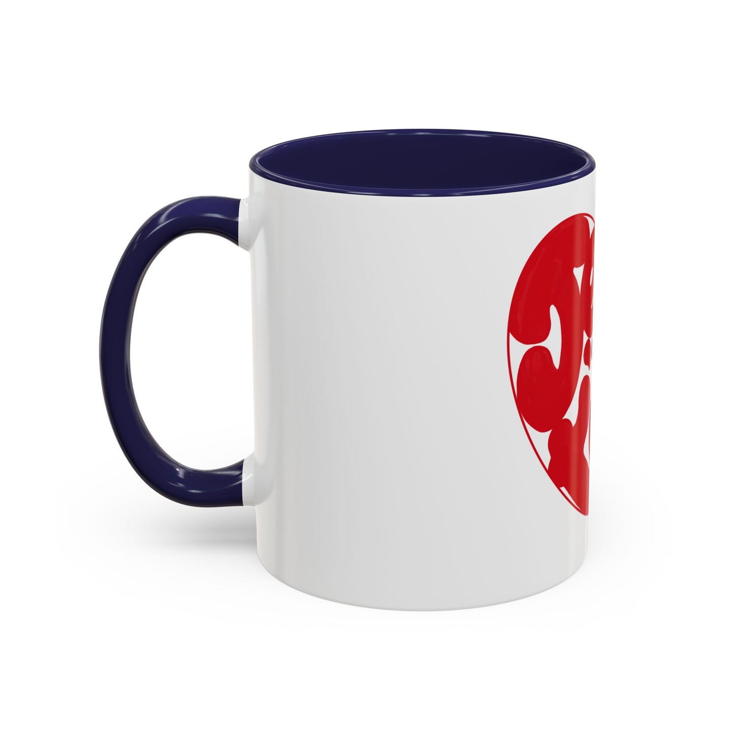 I love you French heart Accent Coffee Mug (11, 15oz)