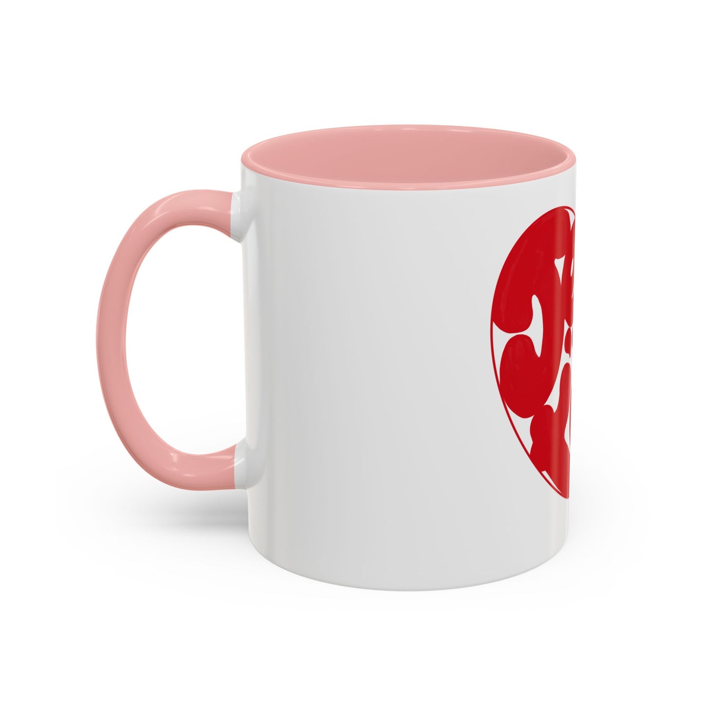 I love you French heart Accent Coffee Mug (11, 15oz)