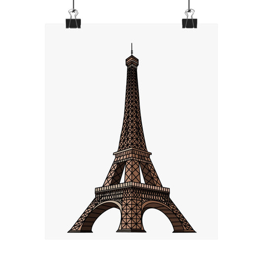 Eiffel Tower Matte Vertical Poster, Paris Wall Art, Travel Decor, French Home Decor, Gifts for Travelers