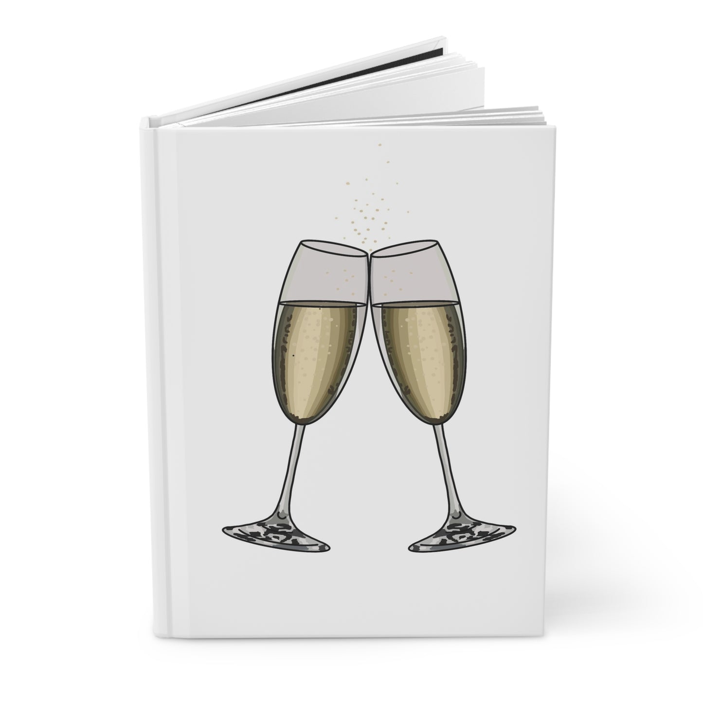 Celebrate with Toasts Hardcover Journal - Perfect for Weddings, Anniversaries, or Personal Reflections, Gift for Champagne Lovers, [...]