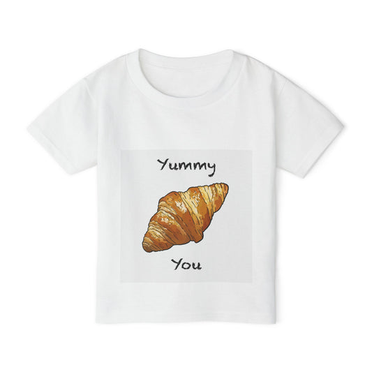 Yummy Croissant Toddler T-Shirt | Cute & Comfy Kid's Apparel