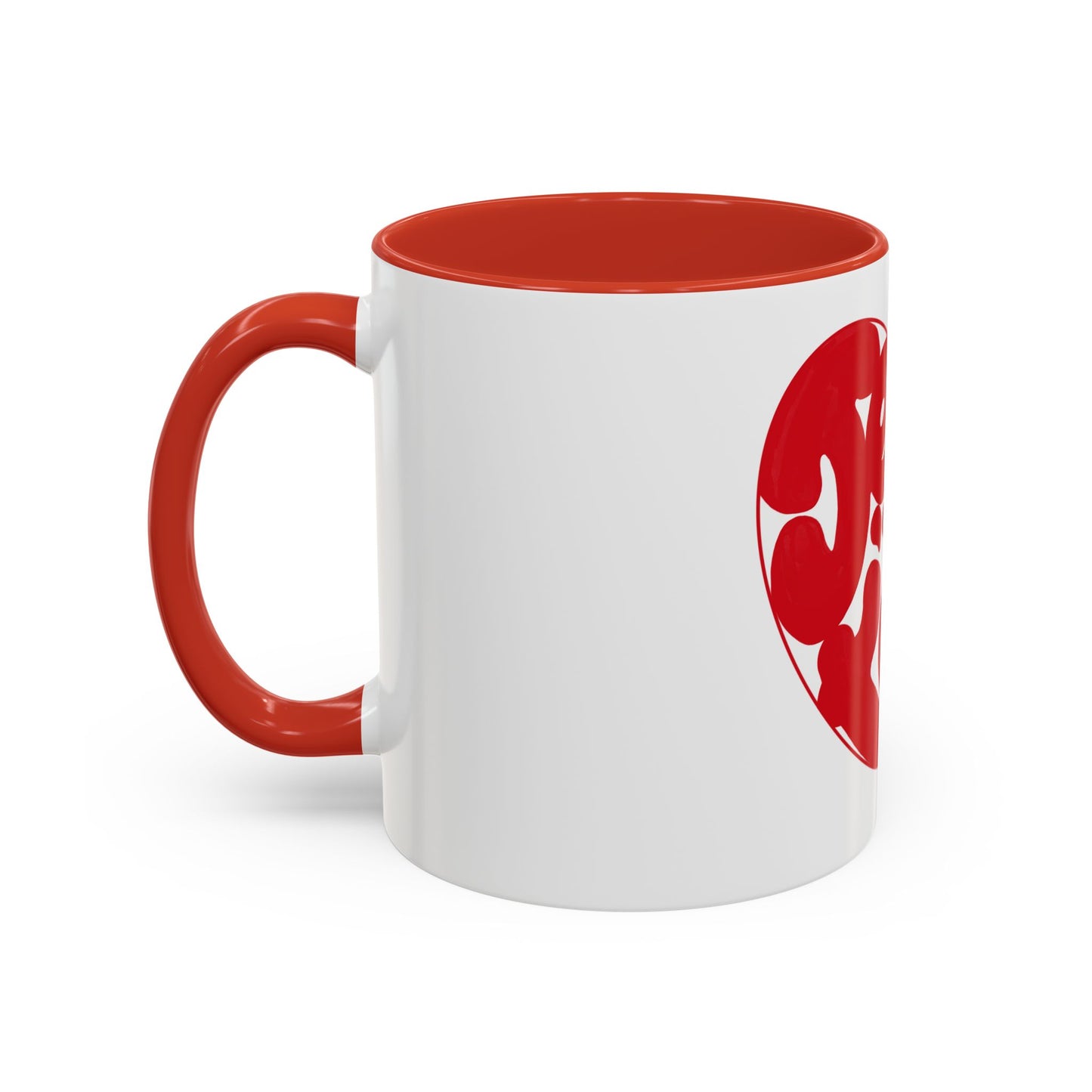 I love you French heart Accent Coffee Mug (11, 15oz)