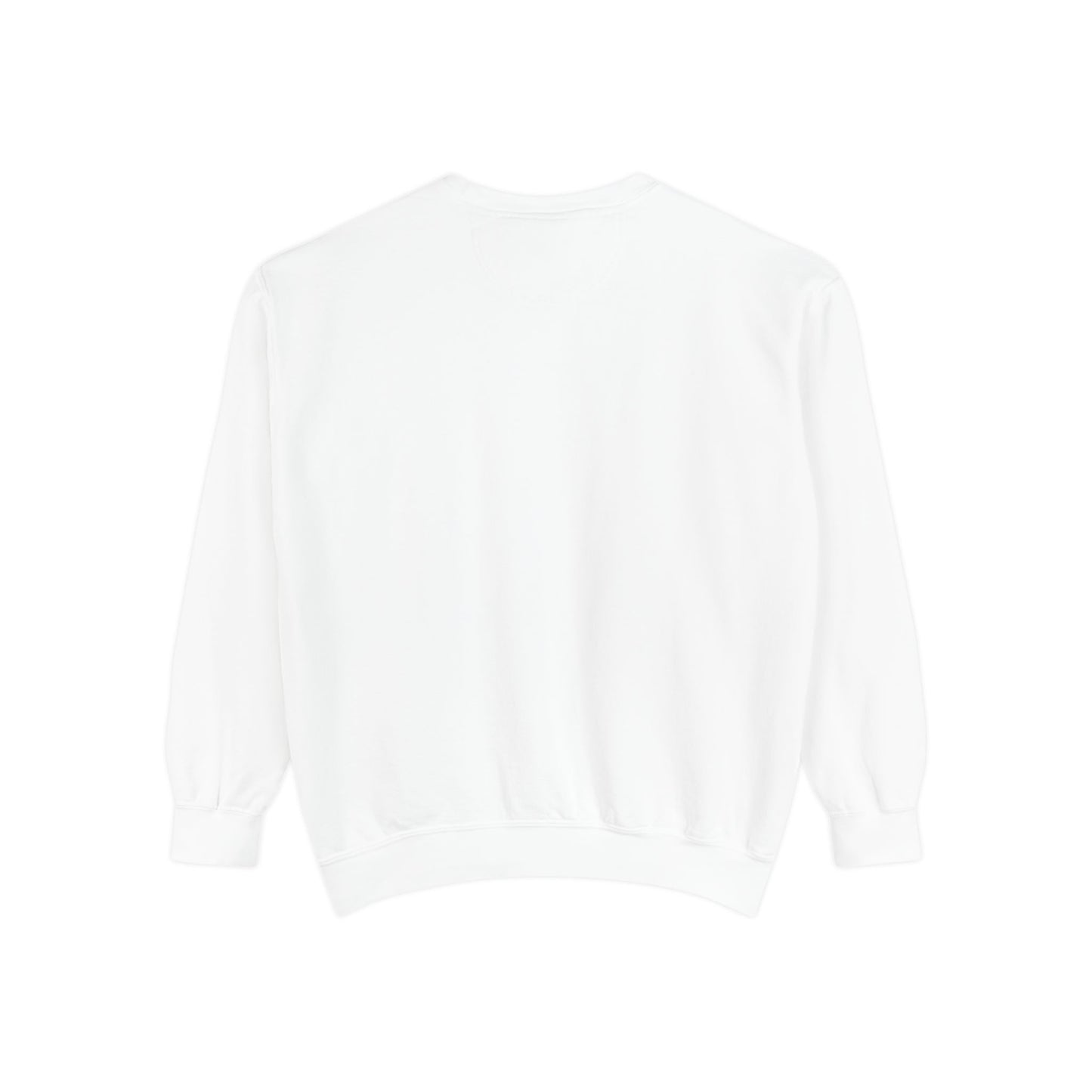 Bonjour coffee croissant Unisex Garment-Dyed Sweatshirt